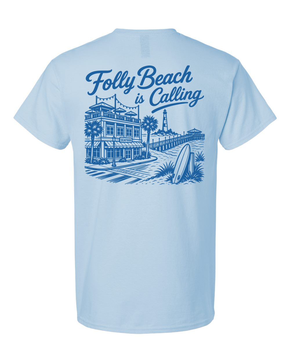 Tee • FOLLY BEACH is Calling