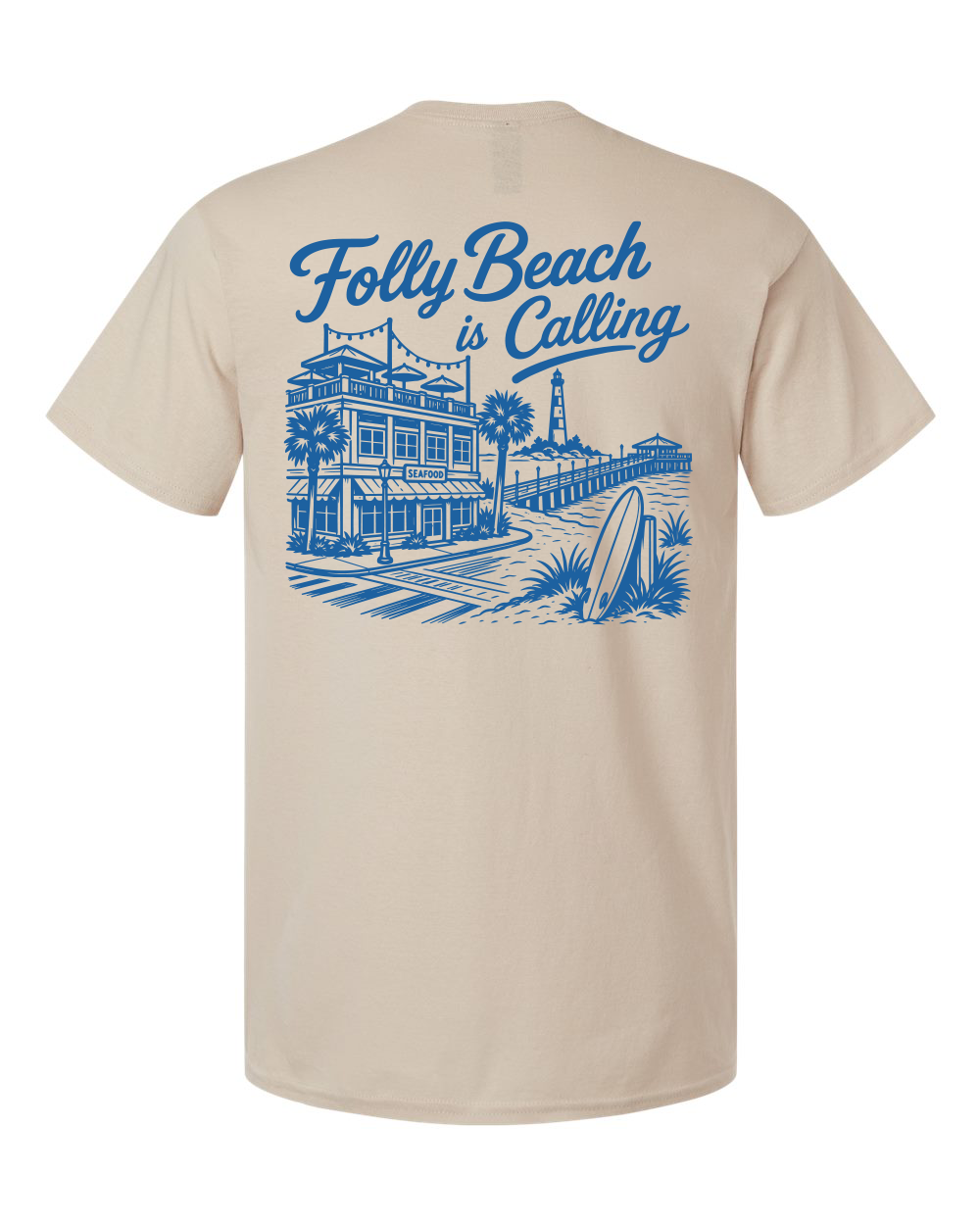 Tee • FOLLY BEACH is Calling